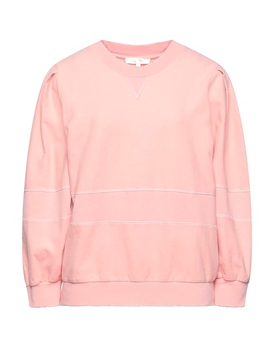 LOVESHACKFANCY Sweatshirt Pink 97% Cotton, 3% Elastane