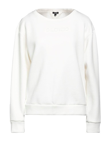 ASPESI Sweatshirt White 70% Cotton, 30% Polyester, Elastane