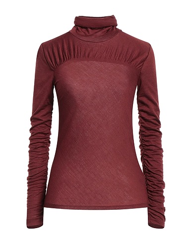 PATRIZIA PEPE T-shirt Burgundy 50% Acrylic, 50% Virgin Wool