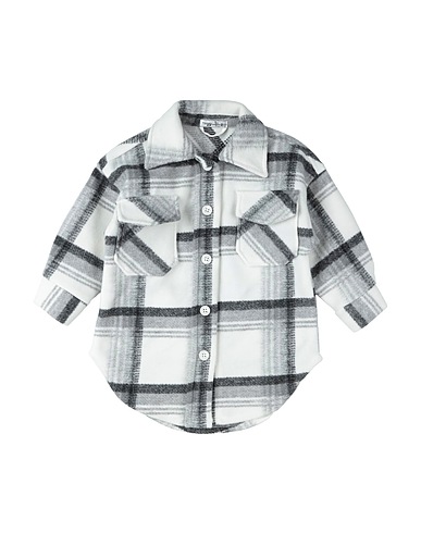 TO BE TOO Patterned shirts & blouses Grey 95% Polyester, 5% Elastane