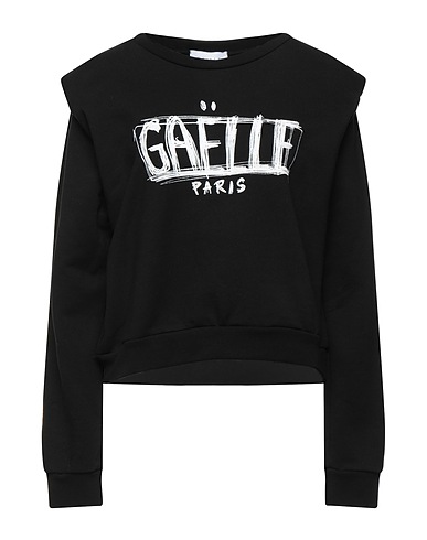 GAëLLE Paris スウェット ブラック コットン 100%