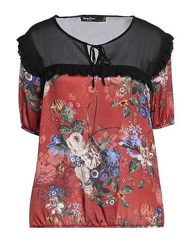 SPAGO DONNA Top Mattone 100% Poliestere