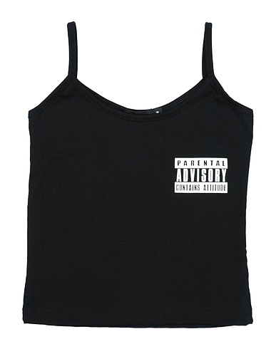 PARENTAL ADVISORY EXPLICIT CONTENT Tank top Black 100% Cotton
