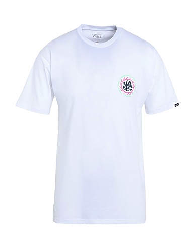 VANS T-shirt SUMMER CAMP SS
 White 100% Cotton