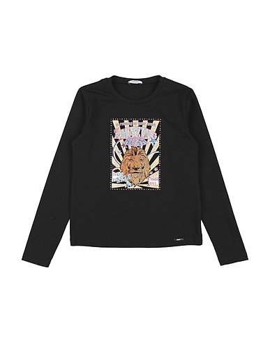 LIU •JO T-shirt Black 95% Cotton, 5% Elastane