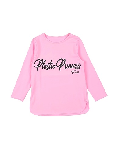 T+ART T-shirt Rosa 90% Cotone, 10% Elastan