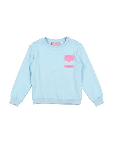 CHIARA FERRAGNI Sweatshirt Sky blue 100% Cotton
