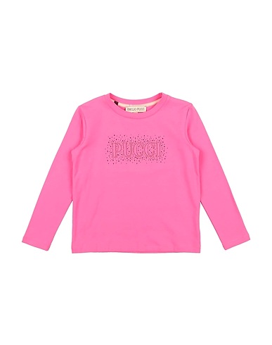 PUCCI T-shirt Fuchsia 90% Cotton, 10% Elastane