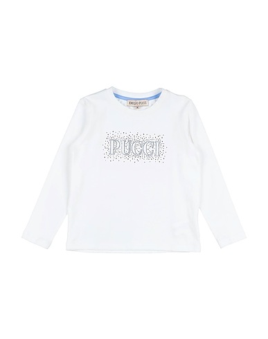 PUCCI T-shirt Bianco 90% Cotone, 10% Elastan