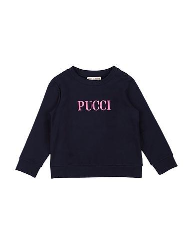 PUCCI Sweatshirt Midnight blue 94% Cotton, 6% Elastane