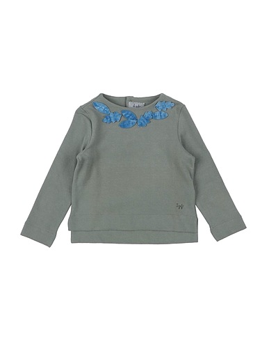 IL GUFO Sweatshirt Military green 95% Cotton, 5% Elastane