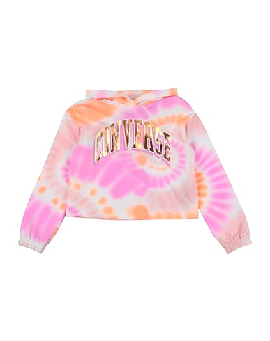 CONVERSE Sweatshirt AOP TIE DYE BOXY HOODIE
 Pink 60% Cotton, 40% Polyester