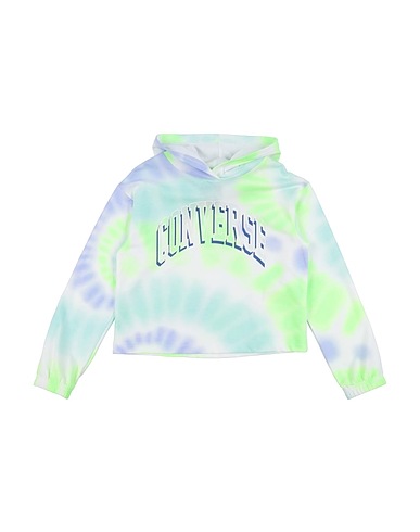 CONVERSE Hooded track jacket  AOP TIE DYE BOXY HOODIE
 Acid green 60% Cotton, 40% Polyester