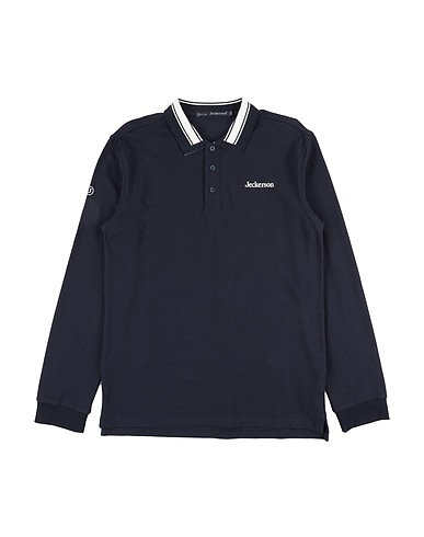 JECKERSON Polo shirt Midnight blue 100% Cotton