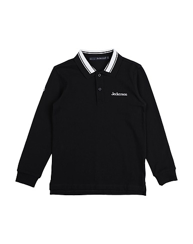 JECKERSON Polo shirt Black 100% Cotton