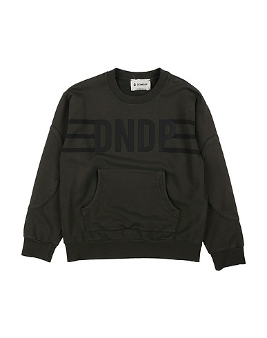 DONDUP Sweatshirt Dark green 94% Cotton, 6% Elastane