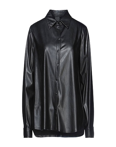 PINKO Hemden und Blusen einfarbig Schwarz 100% Polyester, Polyurethan