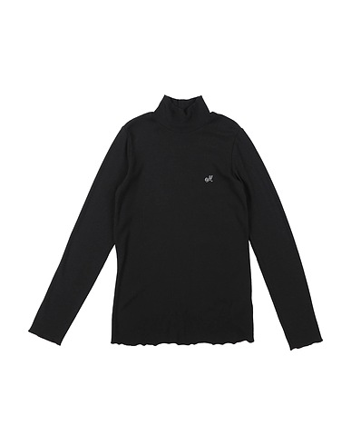 MONNALISA T-shirt Black 96% Viscose, 4% Elastane