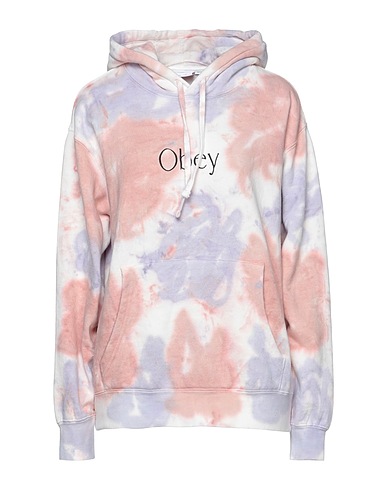 OBEY Hooded track jacket  Antique rose 80% Cotton, 20% Polyester