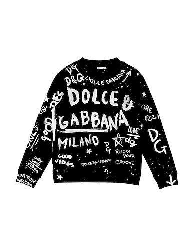 DOLCE&GABBANA Sweatshirt Black 100% Cotton
