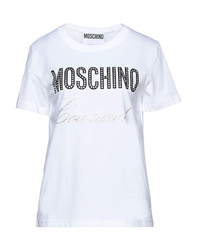 MOSCHINO T-shirt Bianco 100% Cotone