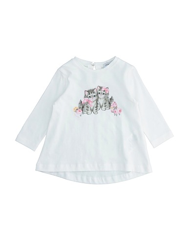 MONNALISA T-shirt Bianco 100% Cotone