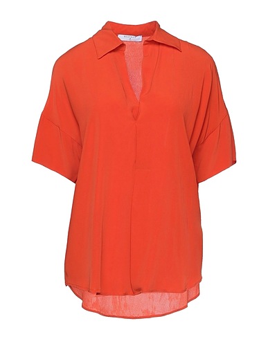 BEATRICE .B Top Orange 65% Acetate, 35% Silk