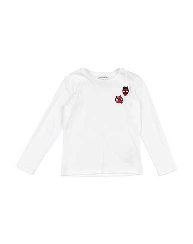 DOLCE&GABBANA T-shirt White 100% Cotton, Viscose, Polyamide, Polyester