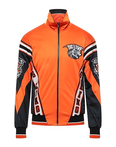 DOLCE&GABBANA Sweatshirt Orange 100% Polyester, Silk, Viscose, Polyamide, Metallic Polyester