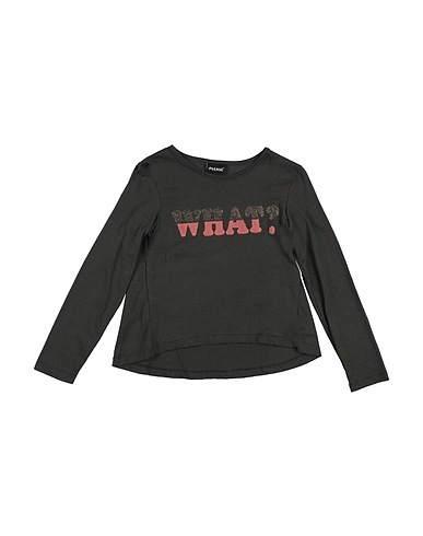 PLEASE T-shirt Dark green 100% Cotton
