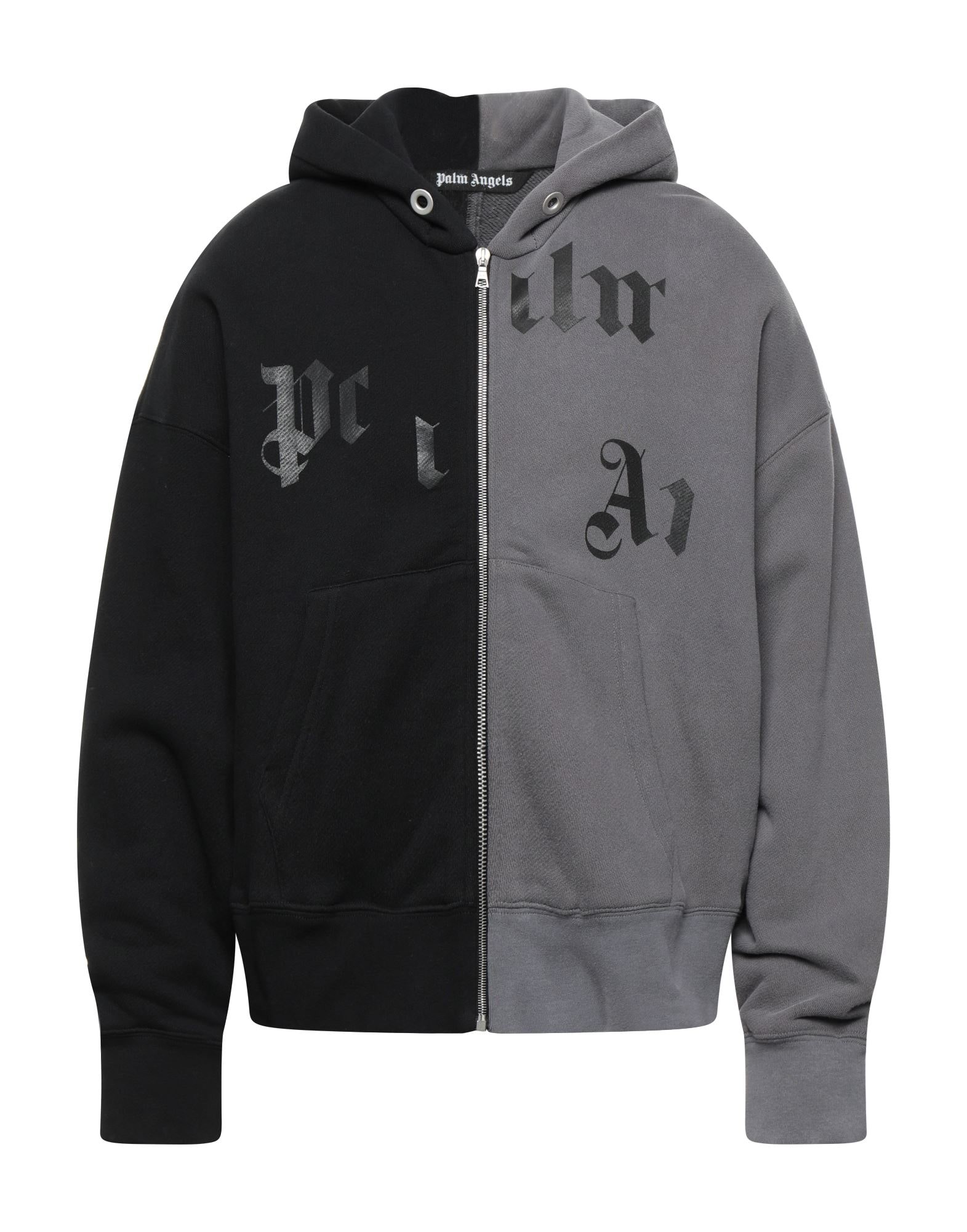 PALM ANGELS | Black Men's Hooded Sweatshirt | YOOX