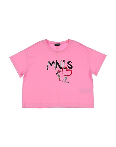 MONNALISA T-shirt Pink 100% Cotton