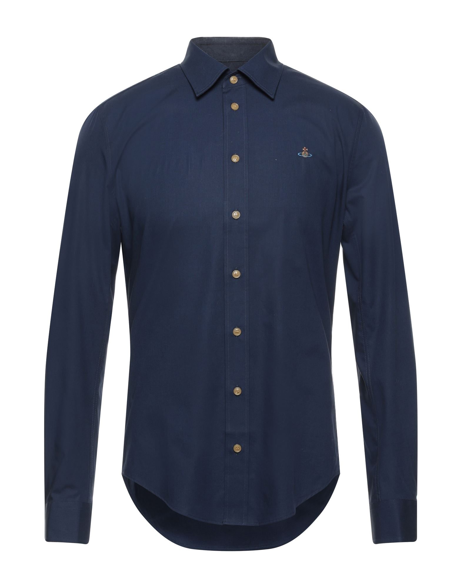 poloVivienne Westwood MAN カシミヤ 46 VIVIENNE WESTWOOD | Black Men's Solid Color Shirt | YOOX
