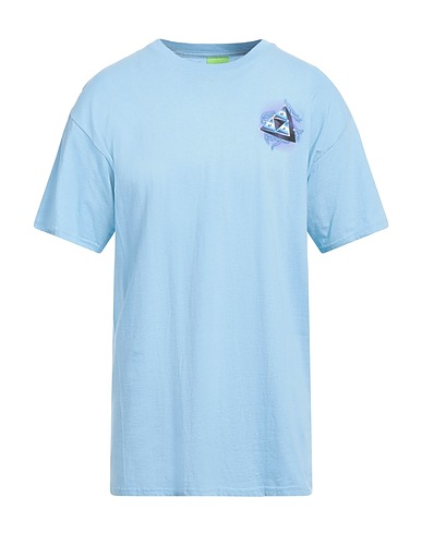 HUF T-shirt Sky blue 100% Cotton