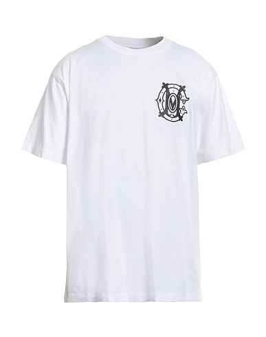MARCELO BURLON Basic T-shirt White 100% Cotton, Elastane
