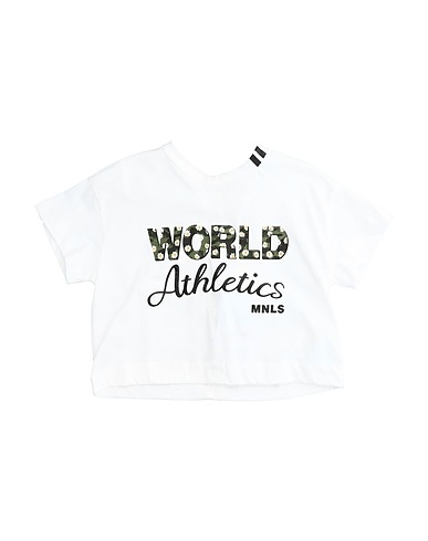 MONNALISA T-shirt White 100% Cotton