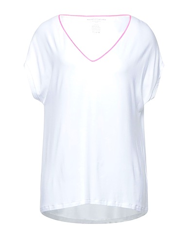 MAJESTIC FILATURES T-shirt White 94% Viscose, 6% Elastane