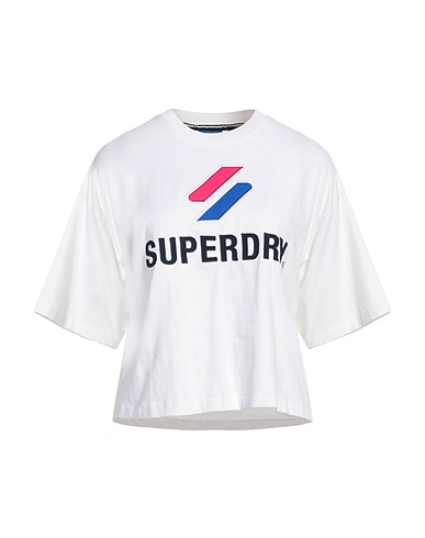 SUPERDRY Crop top White 100% Cotton