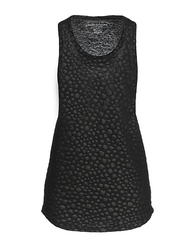 MAJESTIC FILATURES Vest Black 94% Linen, 6% Elastane