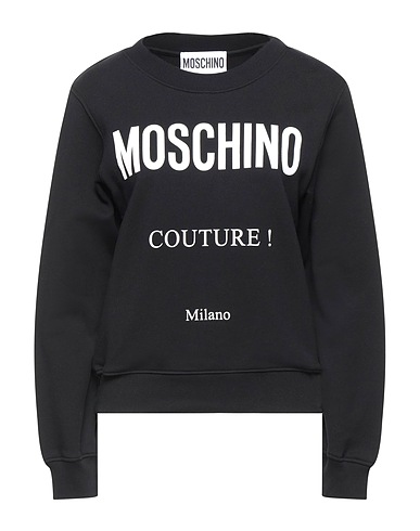 MOSCHINO Sweatshirt COUTURE Black 100% Cotton
