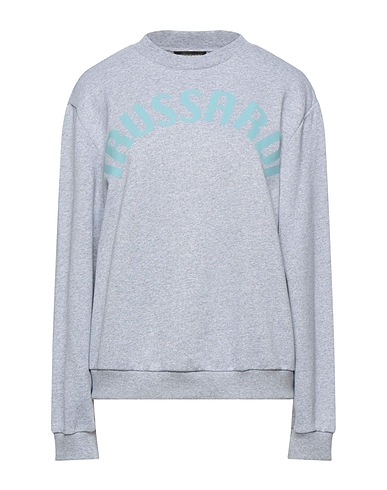 TRUSSARDI Sweatshirt Light grey 70% Cotton, 30% Polyester