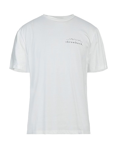 THROWBACK. T-Shirt Weiß 100% Baumwolle