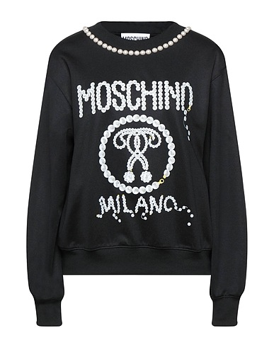 MOSCHINO Sweatshirt COUTURE Black 55% Polyester, 45% Cotton, Elastane