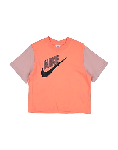 NIKE T-shirt G NSW TEE ESSNTL BOXY TEE DNC
 Salmon pink 100% Cotton