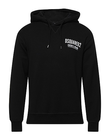 DSQUARED2 スウェット ブラック コットン 100% / ポリウレタン