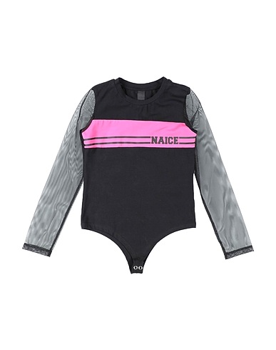NAÏCE T-Shirt Schwarz 94% Baumwolle, 6% Elastan