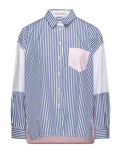 LE SARTE PETTEGOLE Striped shirt Blue 100% Cotton