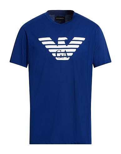 EMPORIO ARMANI T-shirt Blu 100% Cotone
