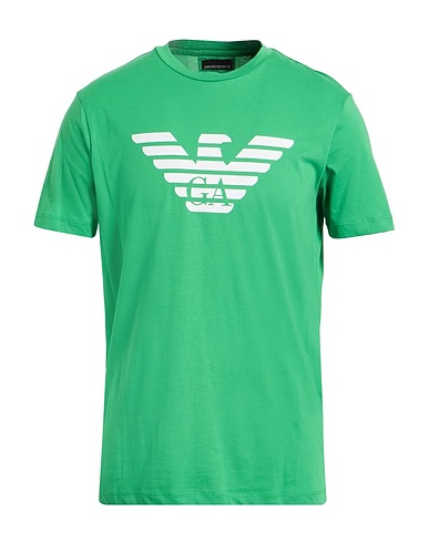 EMPORIO ARMANI T-shirt Green 100% Cotton
