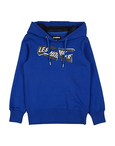 LES HOMMES Felpa Blu china 100% Cotone